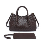 Woven Double-Sided Shoulder Tote Bag