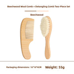 Wooden Hair Care Comb Set