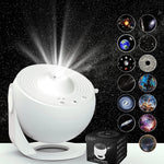 Galaxy Star Projector Lamp with HD Film