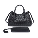 Woven Double-Sided Shoulder Tote Bag
