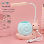 Pastoral Style Cartoon Snail LED Desk Lamp