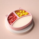 Silicone Food Bowl Baby Plate Baby Suction Cup