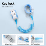 Child anti-disappearance device with a leash