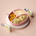Silicone Food Bowl Baby Plate Baby Suction Cup