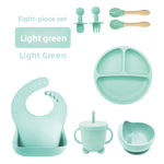 Baby Silicone Feeding Tableware Set
