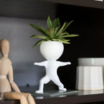 Human Shape Resin Flower Pot