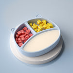 Silicone Food Bowl Baby Plate Baby Suction Cup