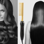Multifunctional Electric Hair Curling Straightening Comb