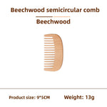 Wooden Hair Care Comb Set