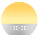 Multifunction Sunrise Alarm Clock with Bluetooth Speaker