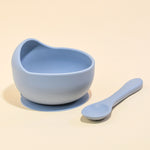 Silicone baby food supplement snail bowl