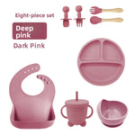 Baby Silicone Feeding Tableware Set
