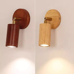 Nordic Solid Wood Wall Lamp