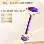 Resin Crystal Facial Massage Roller and Gua Sha Board Set