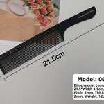 Plastic hair comb