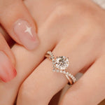 Silver zirconium ring