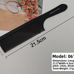 Plastic hair comb