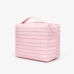 Geometric Rhombus Cosmetic Bag with Partitioned Storage