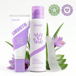 The hair removal cream gently and deeply removes hair from the face, hands, legs and armpits without harming the skin
