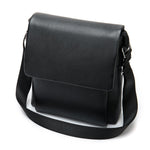 Cowhide Men's Shoulder Bag, Casual Cowhide Flap-Style Shoulder Bag for Men, Trendy and Versatile Commuter Crossbody Bag