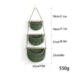 Bohemian Woven Hanging Storage Basket