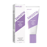 The hair removal cream gently and deeply removes hair from the face, hands, legs and armpits without harming the skin