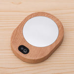 Automatic Stirring Glass Coffee Cup with Lid