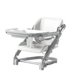 Children's dining table and chairs with adjustable trays
