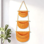 Bohemian Woven Hanging Storage Basket