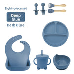 Baby Silicone Feeding Tableware Set