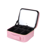 LED Illumination Makeup Mirror with Storage Bag